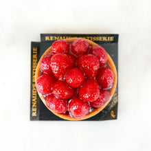 Load image into Gallery viewer, Fresh raspberry tart with vanilla chiboust and almond cream
