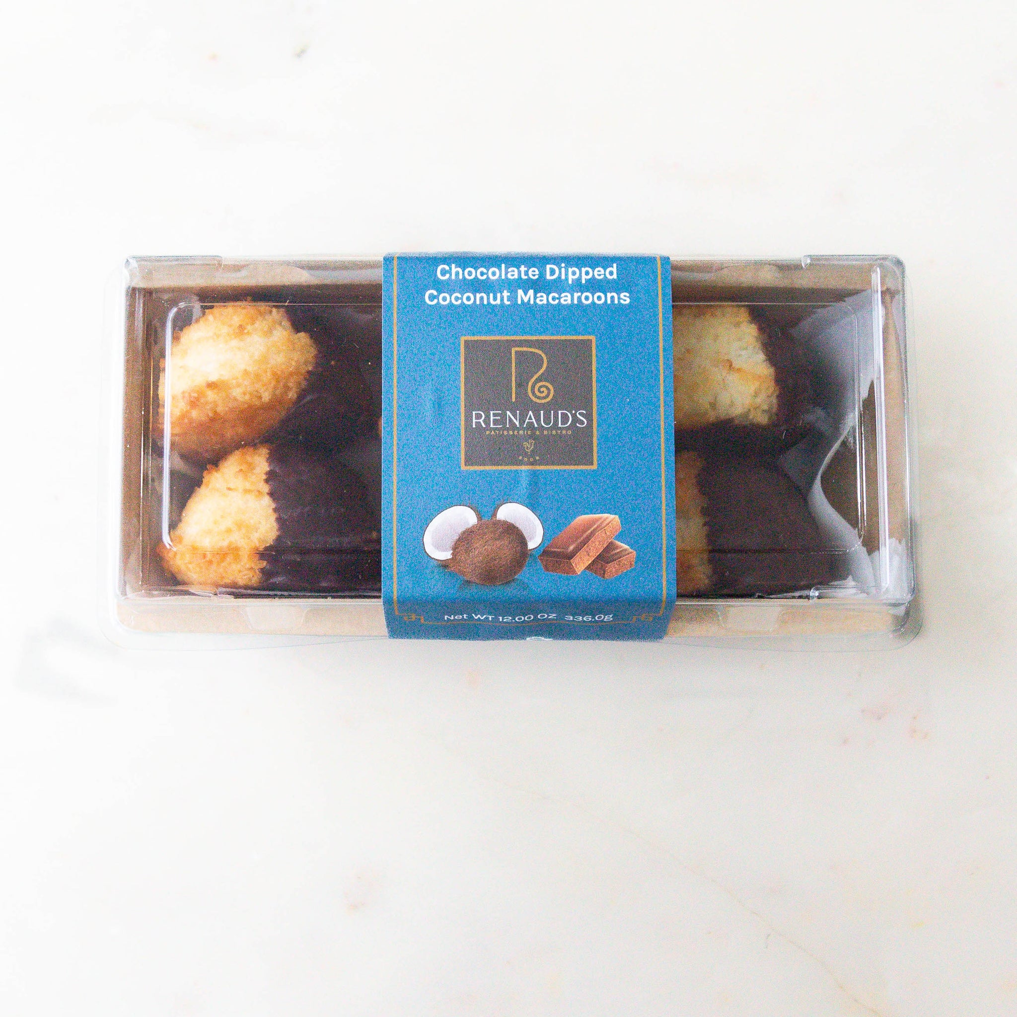 Chocolate Coconut Macaroon 6PK – Renaud's Patisserie