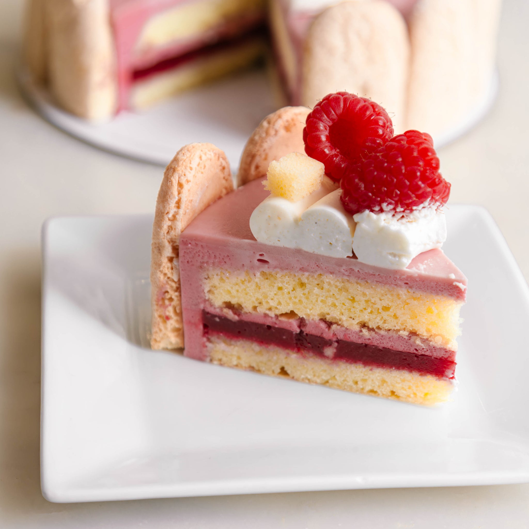 Raspberry Charlotte – Renaud's Patisserie